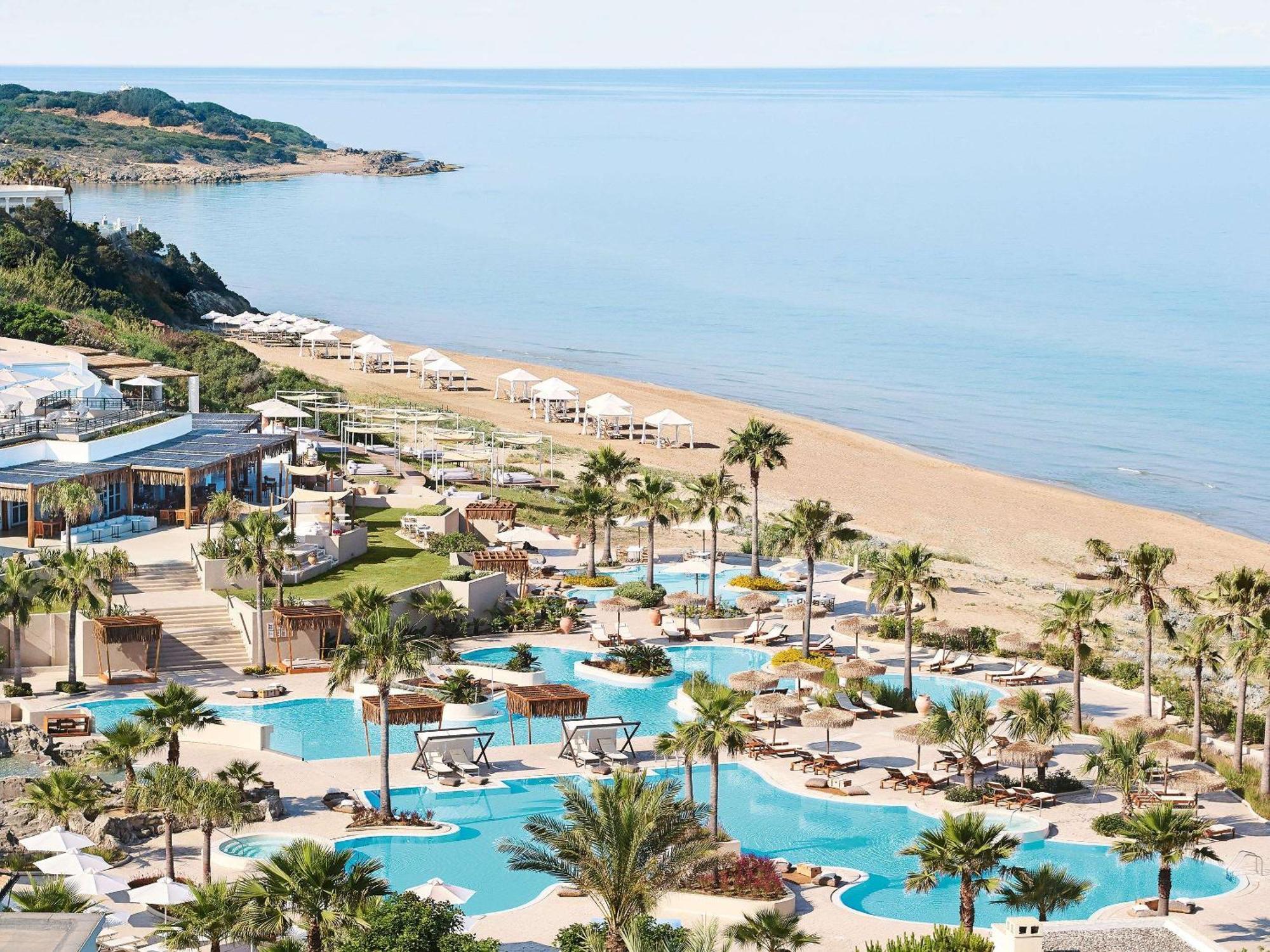 Grecotel La Riviera At Riviera Olympia & Aqua Park Loutrá Killínis Exterior foto